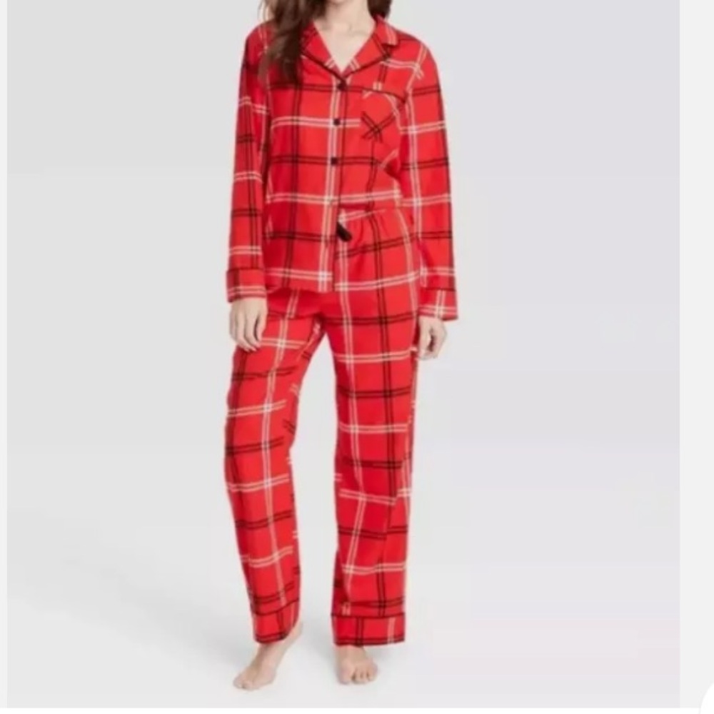 Wondershop Women’s 2 piece Plaid Flannel Pajama set available 1X NWT